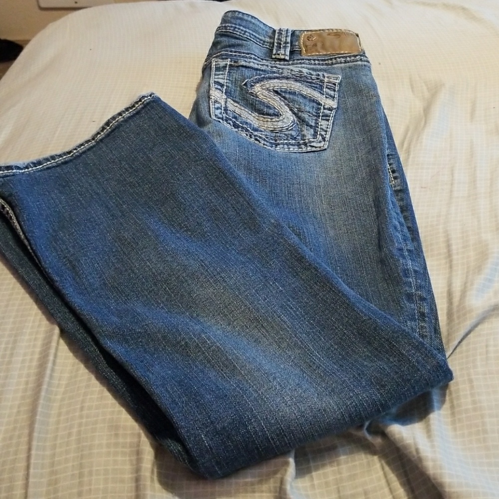 Silver jeans